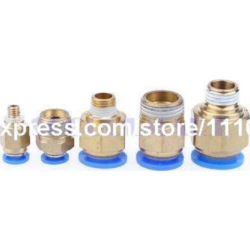 10Pcs Air Pneumatic Piping 8mm Quick Joint Puch In Fittings