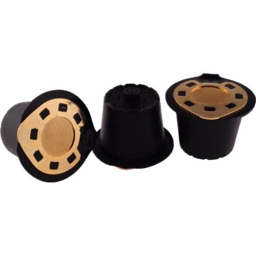 3pcs Reusable Coffee Capsules Cup With Spoon and Brush Refillable Coffee Capsule Filter Tool Coffeeware Accessories Dropshipping