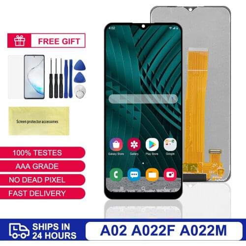 6.5'' Original LCD Replacement For Samsung A02 Display Touch Screen Digitizer Assembly For Samsung A02 A022 SM-A022F LCD