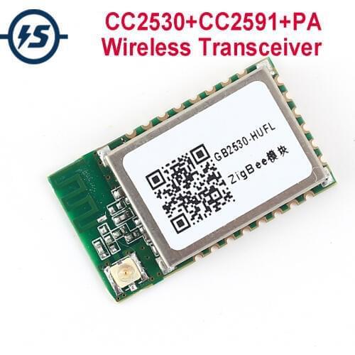 CC2530+CC2591+PA Wireless Transceiver 2.4GHz 2.4G UART Transparent Transmission Module IoT Smart Home
