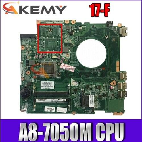 DAY21AMB6D0 REV:D FOR HP PAVILION 17-F 17-P series mainboard notbook PC A8-7050M CAN FIT DAY23AMB6F0 REV:F 809986-601