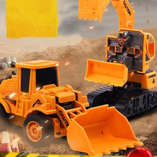 Kids Boys Bulldozer Transforming Construction Vehicle Model Children Gifts Toy City Construction vehicle car Toys For Kids Gifts