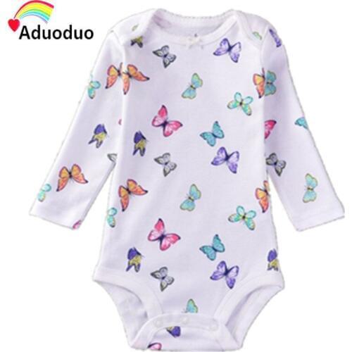 2017 brand new Baby Girls Boys Bodysuit Full Sleeves 100% Cotton Football Romper,Baby Fashion Jumpsuit Newborn- 24m baby clothes