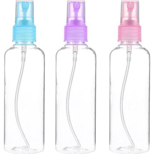 100ml Transparent Spray Bottle Dispensing Bottle Spray Can Make Cosmetic Mist Up Watering Spray Hair Tool Fine Bottle Z4F6