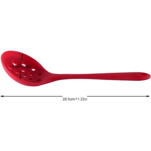 Kitchen Cooking Spoon Silicone Non Stick Slotted Spoon Ladle Spoon for Home Cooking Shovels Soup Filter Cooking Spoons