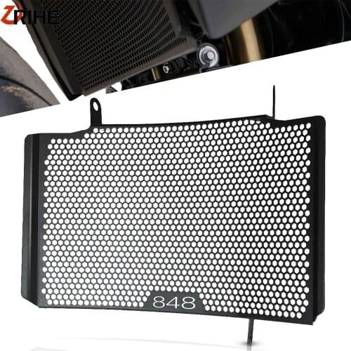 Motorcycle Black Upper Radiator Grille Grill Guard Covers Protection For Ducati 1198 1098 848 2007 2008 2009 2010 2011 2012 2013