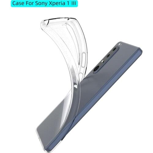 TPU Soft Case For SONY Xperia 1 III Case Clear Cases Silicone Case Back Cover Protect Shell