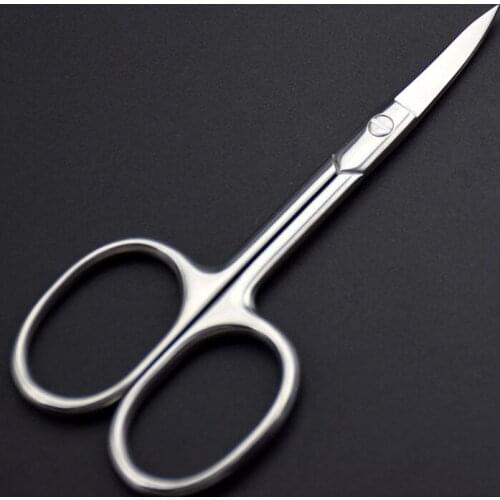 Beauty Scissors Stainless Steel Eyelash Eyebrow Fine Hair Trimmer Scissor Sharp Agnail Cutter Eyebrow Eyelash Hair Remover Tool
