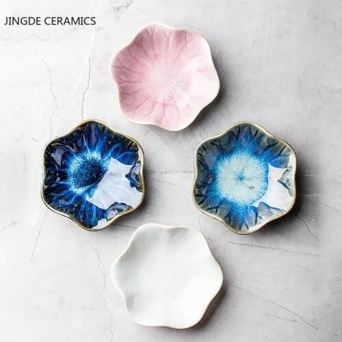 Personality Star Air Conditioning Dish Household Ceramics Creative Soy Sauce Dish Vinegar Dishes Bone Material Saucer Dish