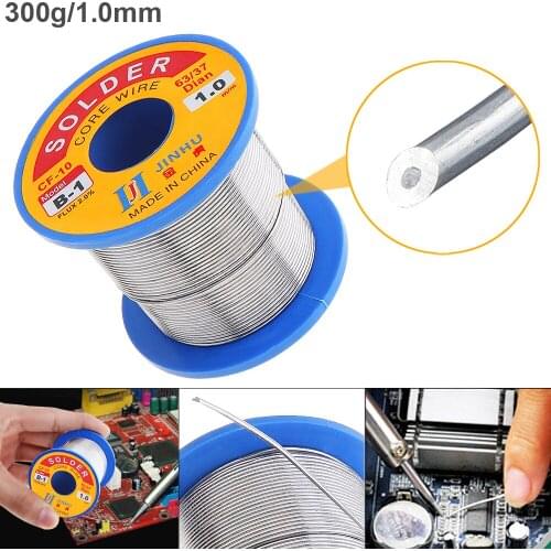 63/37 B-1 300g 1.0mm No-clean Rosin Core Solder Wire with 2.0%Flux and Low Melting Point for Electric Soldering Iron