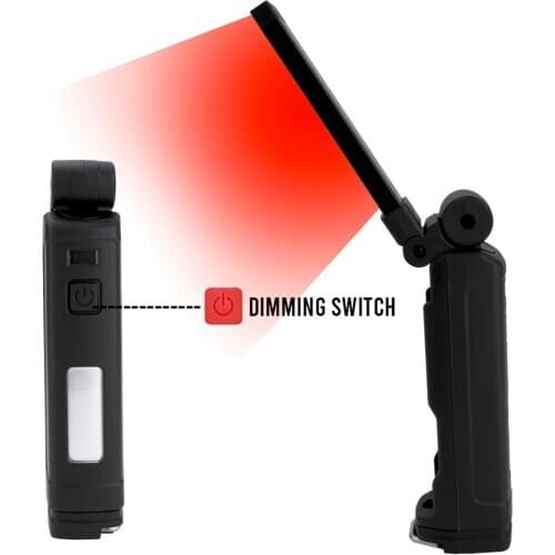 LED Portable Lantern 180° Rotatable Work Light 4 Modes Torch Flashlight Outdoor Camping Light COB Magnet Emergency Lamp