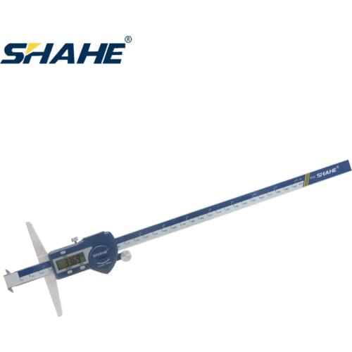 SHAHE 0.01 mm 300 mm 12'' stainless steel Double hooks depth caliper Electronic depth caliper Gauge