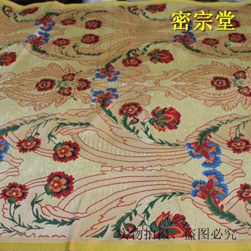 Tibetan Buddhism Living Buddha cloth Wealth and riches Cloth Table cloth Tibetan fabric Decoration of Buddha Hall