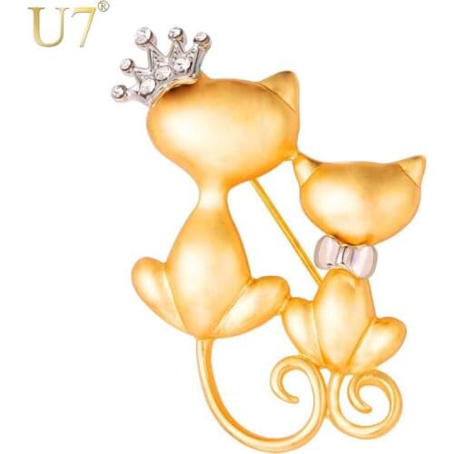 Броши с животными на одежду U7 China At AliExpress