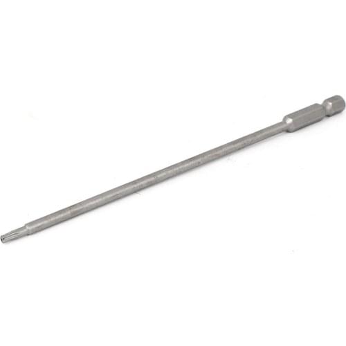 UXCELL 150mm Length 1/4" Hex Shank T10 Magnetic Torx Security Screwdriver Bits