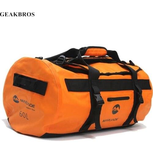 30/60/90L Waterproof Swimming Bag PVC River Tracing Dry Sack Storage Rafting Boating Kayaking Trekking Swimming Travel Bag