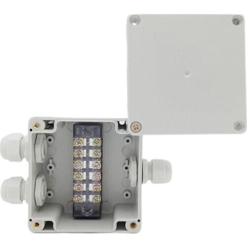 Waterproof Enclosure Case Electrical Junction Box Connector Terminal Wire Cable