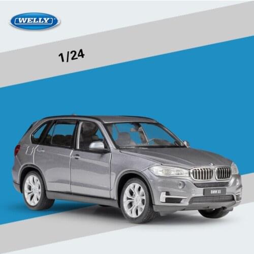 WELLY 1:24 BMW X5 SUV Off-road Vehicle SUV Sports Car Simulation Alloy Car Model Crafts Decoration Collection Toy Tools Gift