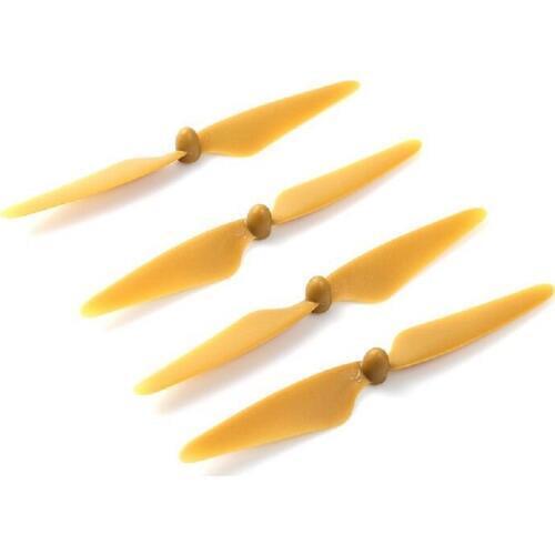 2 Pairs/Set Propeller for Hubsan H501S H501A H501C H501M RC Drone Quadcopter Spares Parts Accessories Main Blades Black Yellow