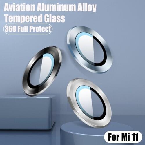 3D Metal Camera Lens Cover For Xiaomi Mi 11 360 Full Clear Cover Protective Glass For Xiaomi Mi 11 Mi11 BaLens Screen Protector