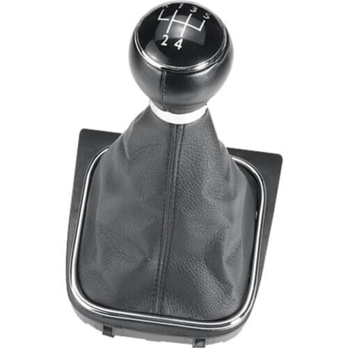 50% HOT SALES 2021 5/6 Speed Gear Shift Knob Boot Gaiter Cover for Golf Jetta MK5 MK6 2005-2014