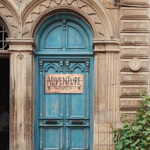 Putuo Decor 2021 Indoor Outdoor Wooden Hanging Sign Door Decoration For Christmas New Year