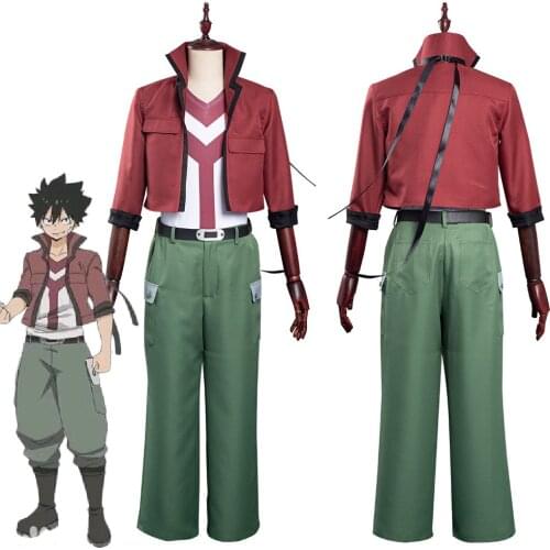 Edens Zero Cosplay Shiki Granbell Costume Top Pants Belt Suits Halloween Carnival Outfits