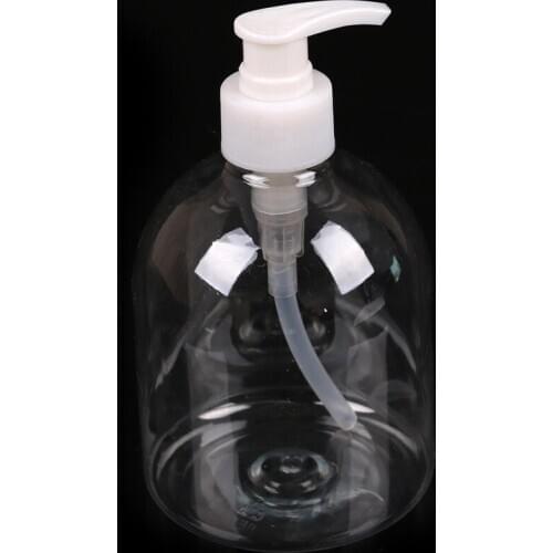 500ml Soap Dispenser Press Type Split Bottle White Transparent Cosmetic Container Shampoo Shower Empty Bottle Soap liquid