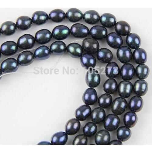 HAI YING WEI YE Oval Beads