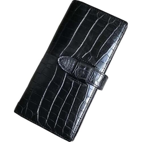 Hongsen new arrival crocodile long men wallet male long belly men clutch bag More screens belly male purse