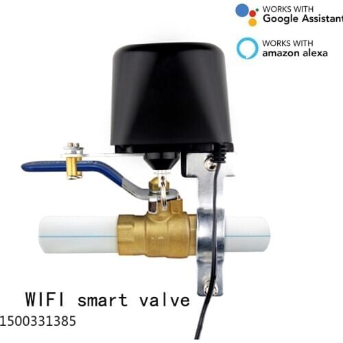 WIFI Mobile APP Timing Switch Valve Smart Valve Smart Home Automation System Valve Gas Water Control Valve for Alexa Google Home