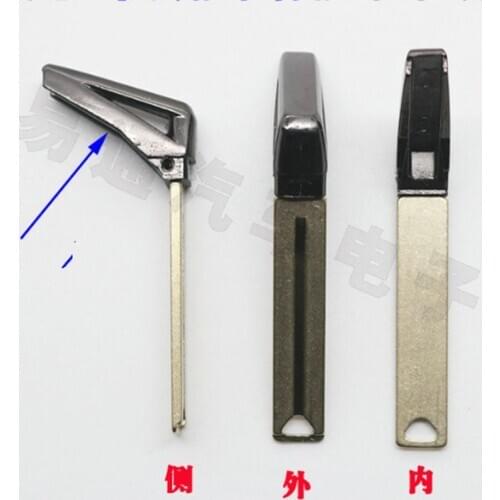 DAKATU for Lexus ES300h LX570 LS500h ES200 UX260h For Toyota Land Cruiser Smart Card Key Smart Prox Emergency Insert Key Blade