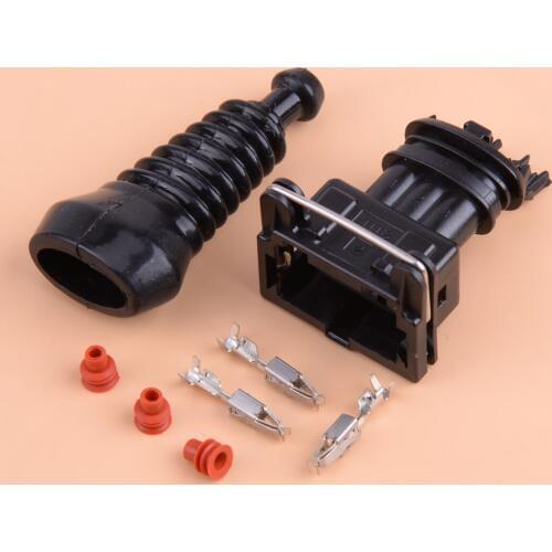 3 Pin Air Control Connector Plug Kit Fit For VW Audi Porsche Volvo BMW EV1 TPS IAC Idle