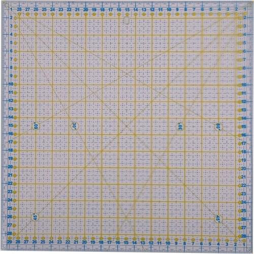 30x30cm DIY Sewing Patchwork Ruler Square Quilting Tool Tailors Designer Yardstick Drawing Acrylic Template Sewing Accessories