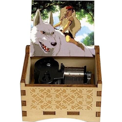 Music Box Clockwork Color Music Box (Princess Ghost) Childrens Toys Anime Music Box Halloween Christmas Gift Birthday Gift