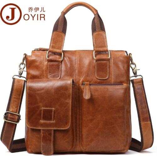 New Multi-Function Business Briefcase Luxury Leisure Travelers Shoulder Handbags Retro Large Capacity Casual Classic Men Bags