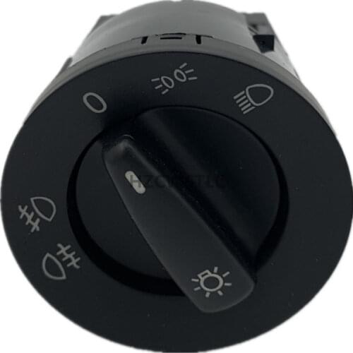 New Headlight Fog Lights Switch For VW Golf For Passat 3BG 3B Polo T5 Bora Sharan 1C0941531A 1C0 941 531 1C0941531