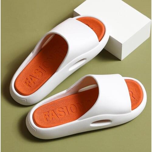 2021 Sports Slippers Women Summer Shoes Outside EVA Outdoor Slides Men Soft Thick Bottom Non-slip Beach Pool Sandals Indoor Bath