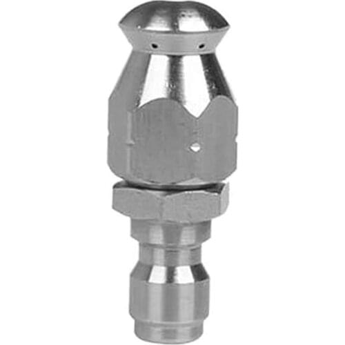 1/4 INCH Drain Nozzle Pressure Washer Sewer Pipe Cleaning Jetter Hose Tool,Drain Jetter Hose Nozzle