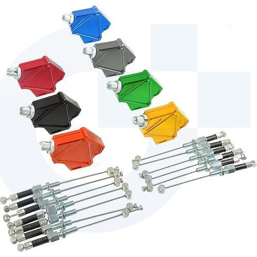YOWLING CNC Stunt Clutch Pull Cable Lever Easy Universal System for Most Motorcycles Dirt Bikes cable clutch Motorbike Parts