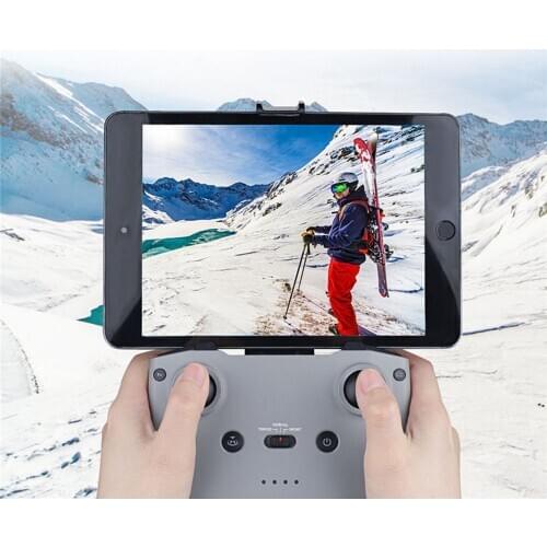 1pc Tablet Holder for DJI Mavic Air 2 Drone Remote Control Adjustable Flat Stand Quick Release Tablet Holder For ipad Mini Only