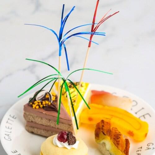 100pcs Cocktail Fireworks Drinking Picks Sticks Wedding Bride To Be Birthday Party Decoration Baby Shower Holiday Cake Ornaments