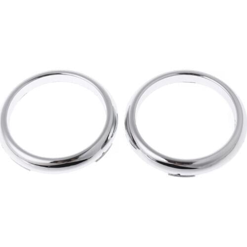 2020 New 1 Pair ABS Chrome Front Fog Lamp Lights Cover Trim For Ford Focus 2 Mk2 2009-2012