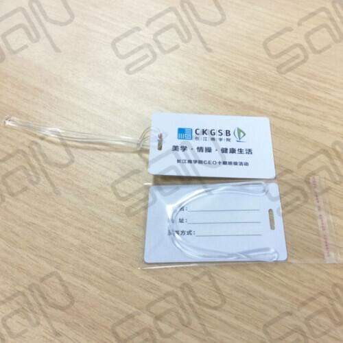 500 PIECES SAP travel tag customized Luggage Tag Custom standard size