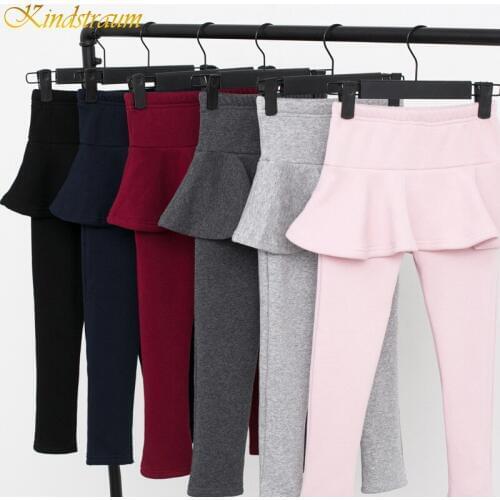 2020 Girls Pants Skirts Childrens Leggings Culottes Children Clothing Autumn Cotton Leggings Baby Girl Skirt-pants 2-10Y DC154