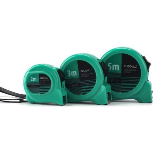 ELECALL 2M/3M/5M Steel tape measure ruler tool Measuring Tape Double Side Steel Tape Measure Flexible Rule Tapeline Retractable