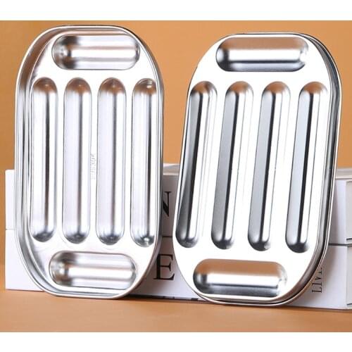 1 Set) 304 Stainless Steel Homemade Ham Sausage Mould, BPA Free Hot Dog Mold for Oven and Microwave