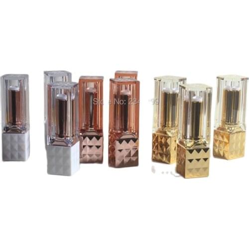 Square Lipstick Tube Empty Lip Balm Container Lipstick Container Lipbalm Tube Empty Lipstick Bottle 12.1mm 30pcs/Lot