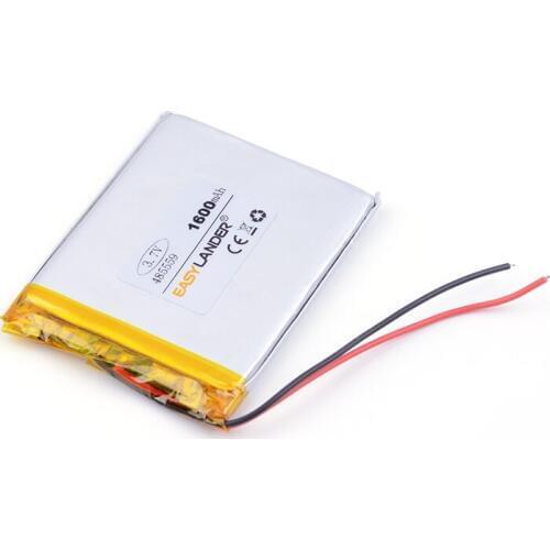 Lithium polymer battery 485559 1600mAh For MP3 MP4 GPS Digital Products toys battery pack medical device