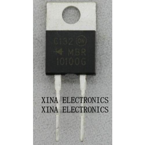 MBR10100G MBR10100 MBR 10100G 10A 100V TO-220-2 ROHS ORIGINAL 20PCS/lot Free Shipping Electronics composition kit